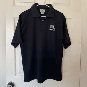 UH Hawaii Black Polo Shirt Size M